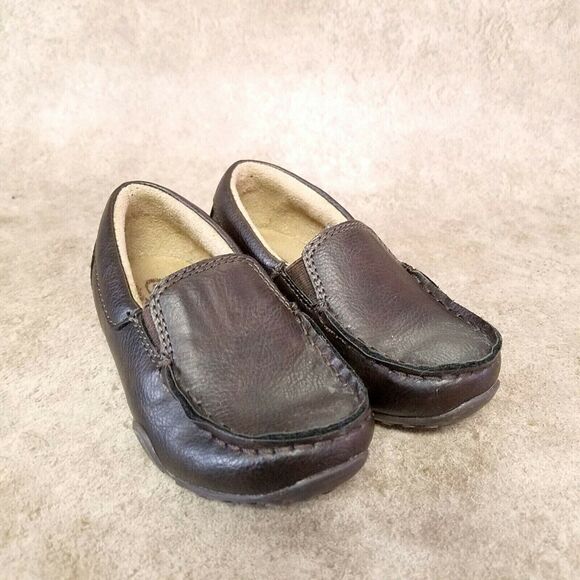 The Children Place Boys RN 59284  Size 8 Brown  Slip On Loafer - Picture 1 of 10